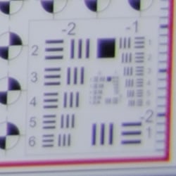 Wide: Soft in the corners (lower right).