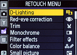 D3100 Menus image 18