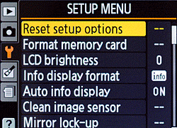 D3100 Menus image 17