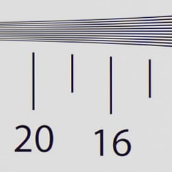 Strong detail to 1,700 lines vertical ACR processed NEF