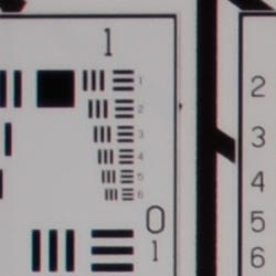 Tele: slightly soft in the corners (upper left).