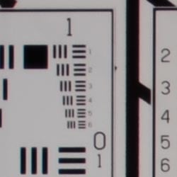 Tele: slightly soft in the corners (upper left).