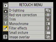 D40X Menus image 22