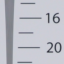 Strong detail to 1,700 lines horizontal