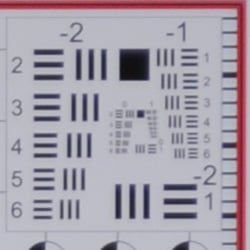 Tele: Slightly soft in the corners (upper right).