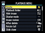 D700 Menus image 2
