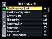 D700 Menus image 3