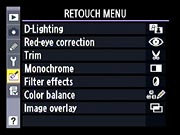 D700 Menus image 6