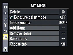 D7000 Menus image 22