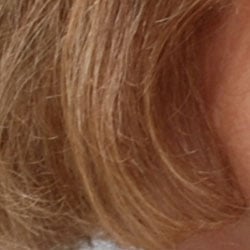 Subtle detail: Hair Noise suppression tends to blur detail in areas of subtle contrast, as in