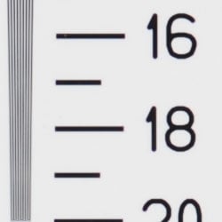 Strong detail to 1,700 lines horizontal