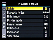 D90 Menus image 13