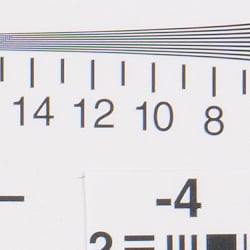 Strong detail to 1,800 lines vertical ACR processed RW2