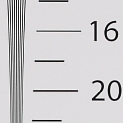 Strong detail to ~1,800 lines horizontal Camera JPEG