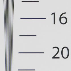 Strong detail to 1,800 lines horizontal ACR processed RW2