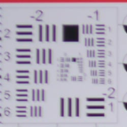 Tele: Soft in the corners (upper left).