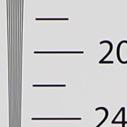 Strong detail to 2,000 lines horizontal In-Camera JPEG