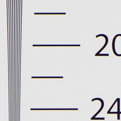 Strong detail to 2,000 lines horizontal ACR Converted RAW