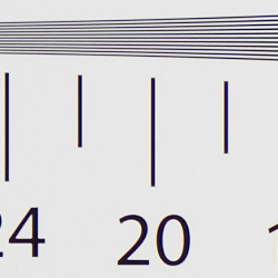 Strong detail to 2,000 lines vertical ACR Converted RAW