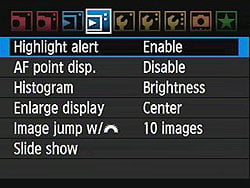 Canon EOS-1D Mark IV Menus image 6