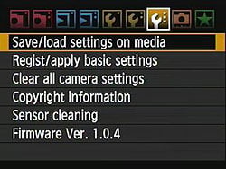 Canon EOS-1D Mark IV Menus image 9