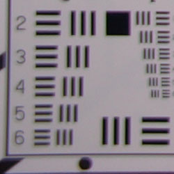 Wide: Moderately soft in the corners (lower left)