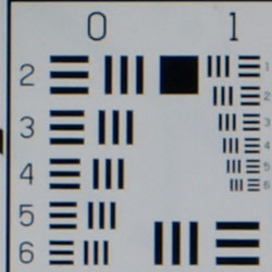 Tele: Hardly any softness in the corners (upper left)