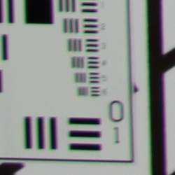 Wide: Soft in the corners (lower left).
