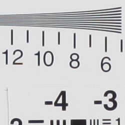 Strong detail to 1,700 lines horizontal 2X target, Camera JPEG