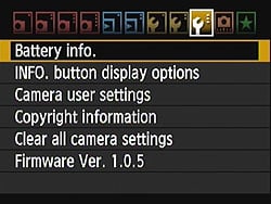 60D Menus image 30