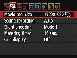 60D Menus image 20