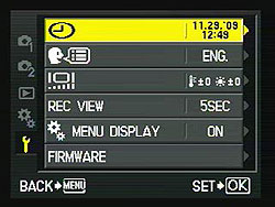 PEN E-P2 Menus image 25