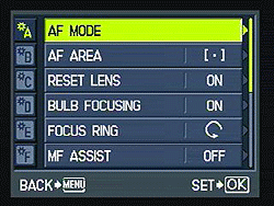 PEN E-PL1 Menus image 18