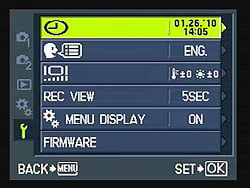PEN E-PL1 Menus image 28