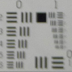 Tele: Very soft in the corners (lower right)