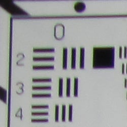 Wide: Soft in the corners (upper left).