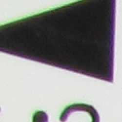 Wide: Moderately bright, top left @ 200%