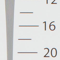 Strong detail to 1,600 lines horizontal RAW via ACR