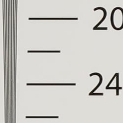 In-camera JPEG: Strong detail to ~2,400 lines horizontal