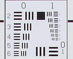 Wide: sharper at center