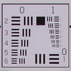Wide: sharper at center