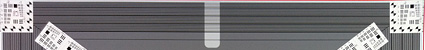 Moderate pincushion distortion; only slightly noticeable