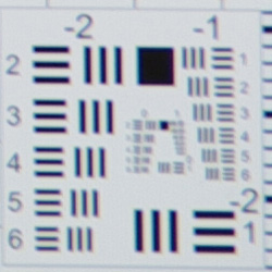 Tele: Moderate softness in the corners (lower right).