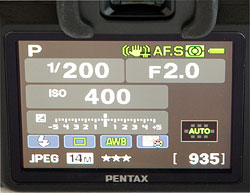 Pentax K-7 Operation image 4