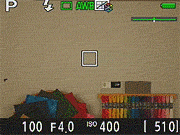 The Electronic Level display in Live View mode is a bit more sensitive than that shown