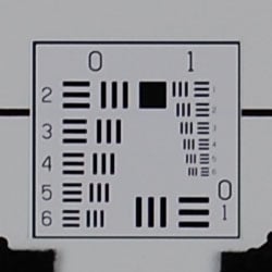 55mm: sharper at center