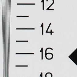Strong detail to 1,300 lines horizontal