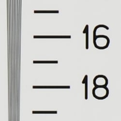 Strong detail to 1,550 lines horizontal Camera JPEG