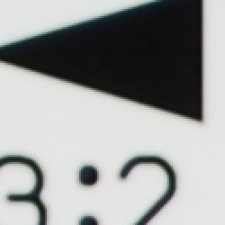Tele: Low and dull, top left @200 percent