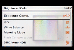 Sony Alpha NEX-3 Menus image 16
